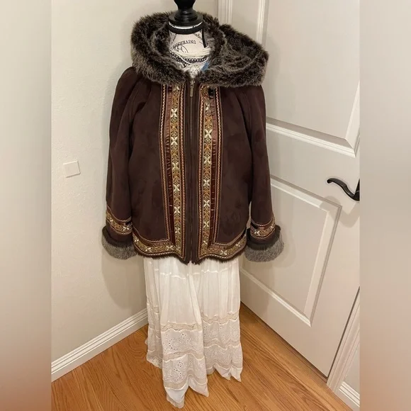 Coldwater Creek Faux Fur Jacket - Picture 2 of 12